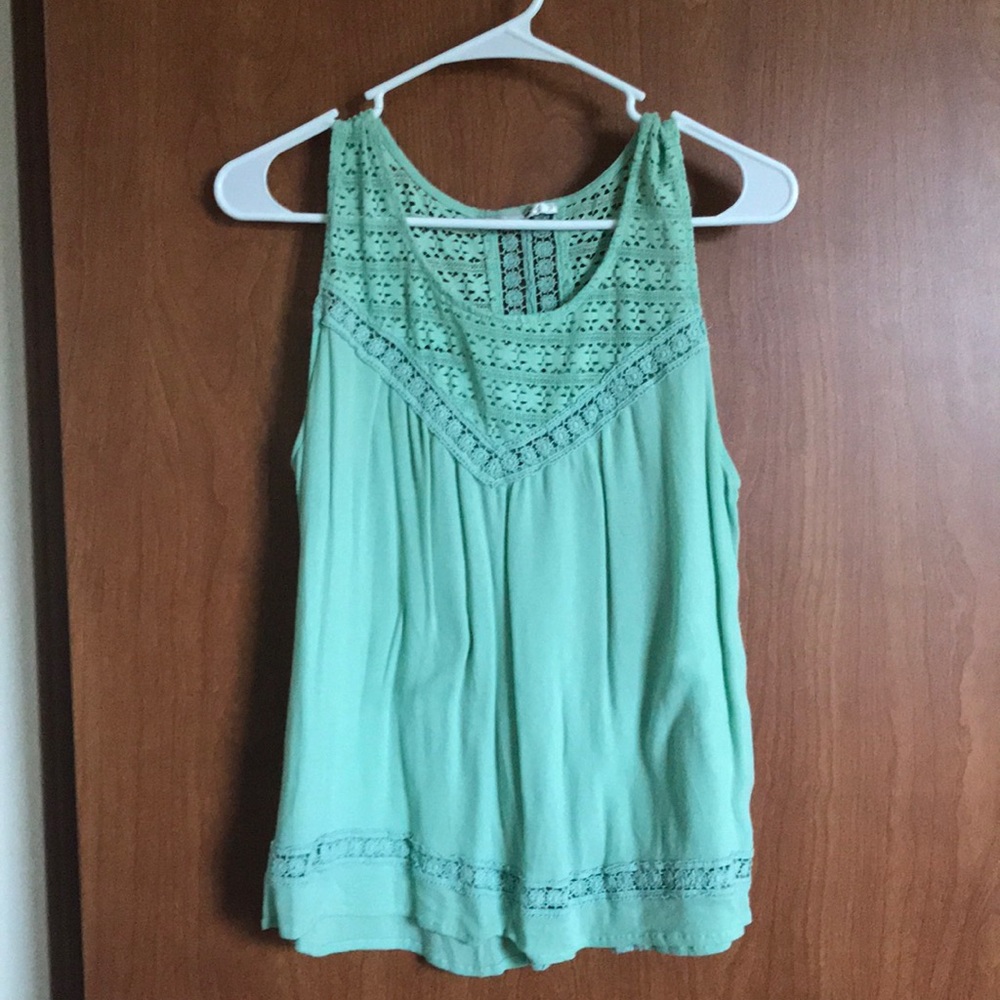 Mint color top